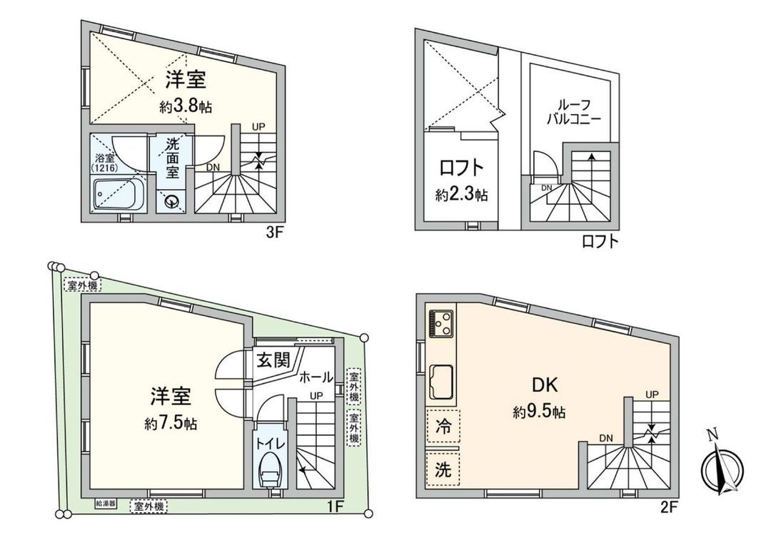 New 2SDK House in Kamitakaido, Suginami, Tokyo - Thumbnail 3