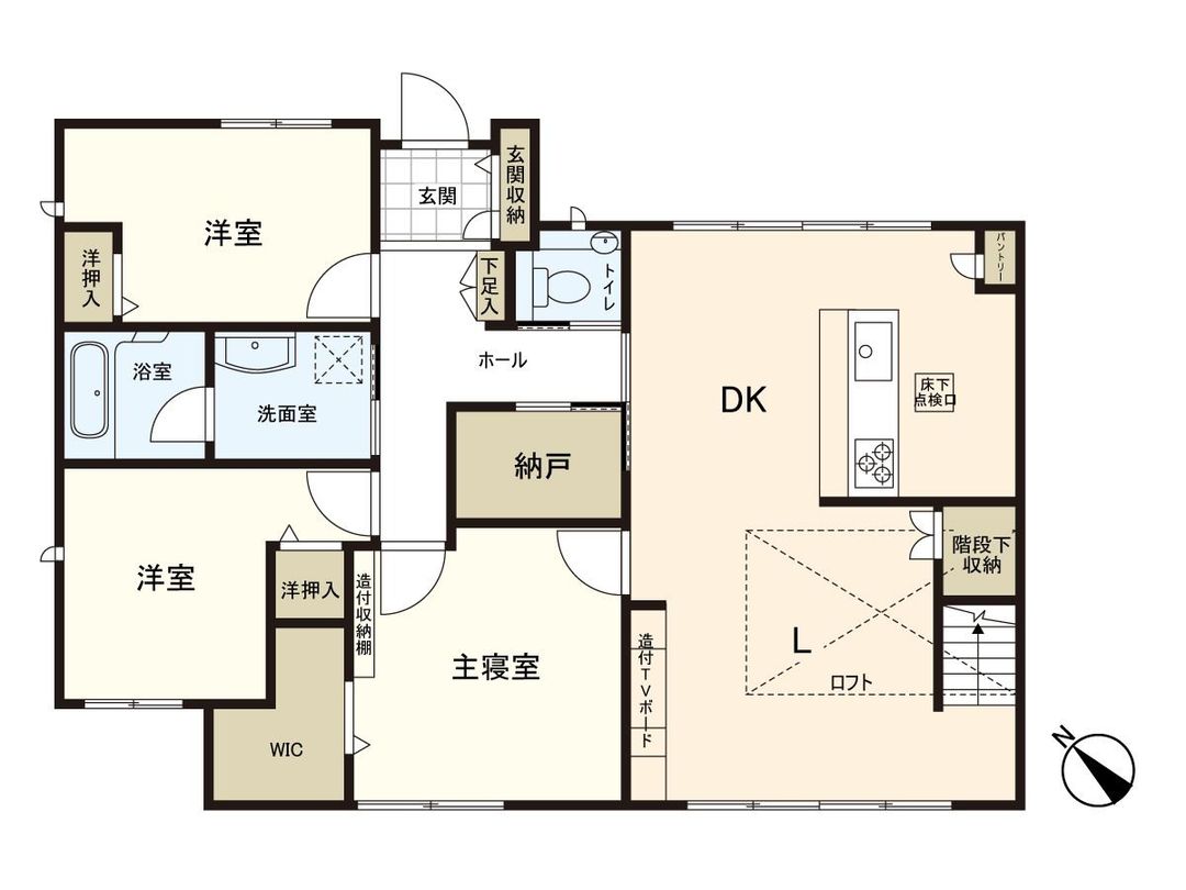 3SLDK House for Sale in Shiroi, Chiba - 94.91m2 - Thumbnail 3