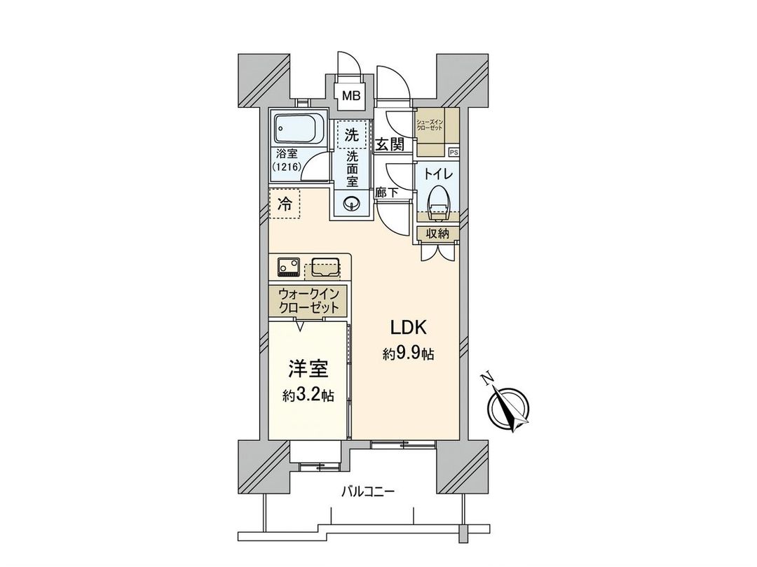 1LDK Apartment for Sale in Higashi-ku, Fukuoka City - Thumbnail 3