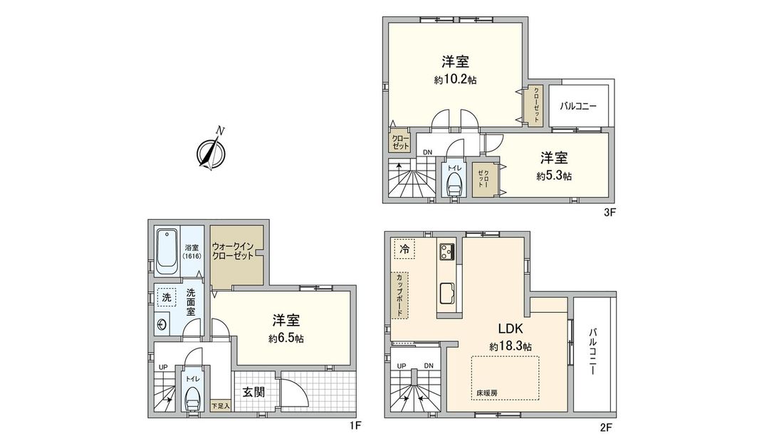 2024 Built 3LDK Detached House Near Meihama Station, Fukuoka - Thumbnail 3