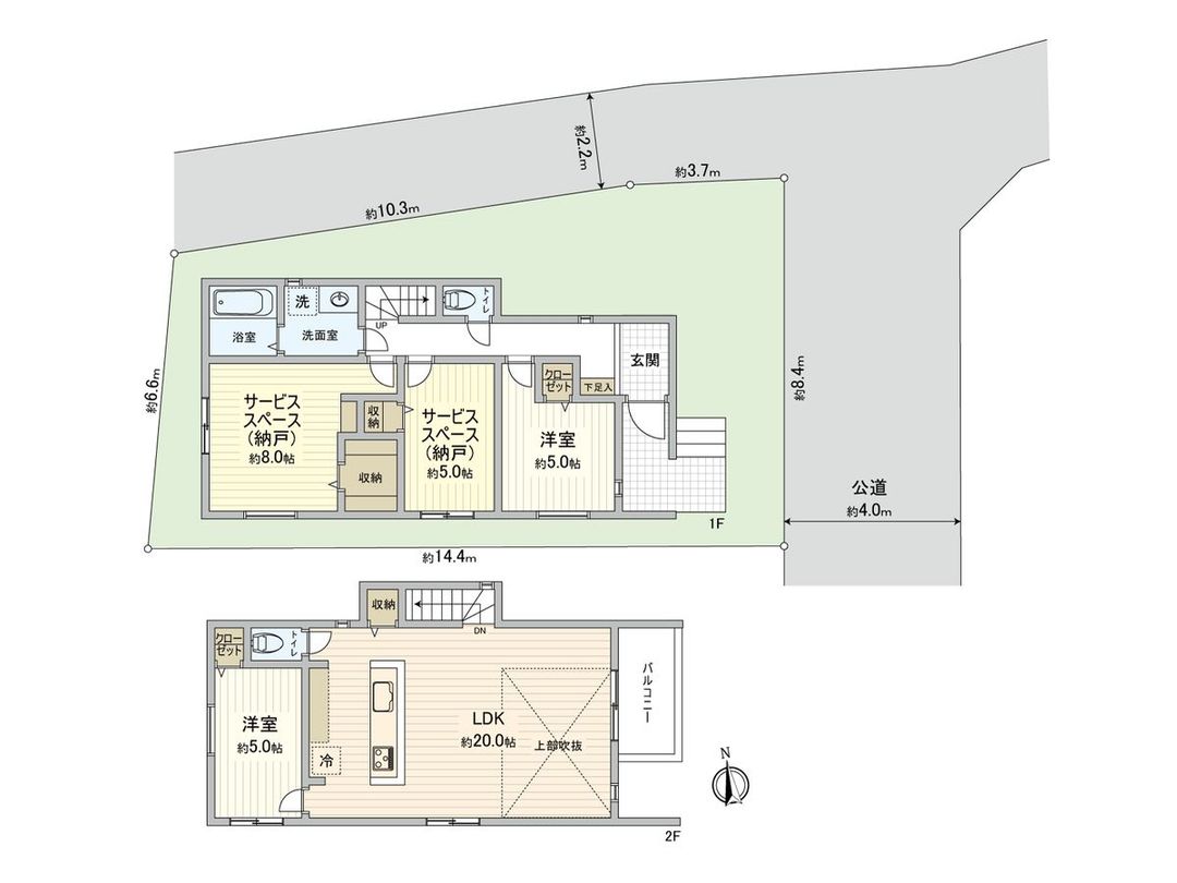 New Build House in Fujisawa, Kanagawa - 2SLDK, Corner Lot - Thumbnail 3