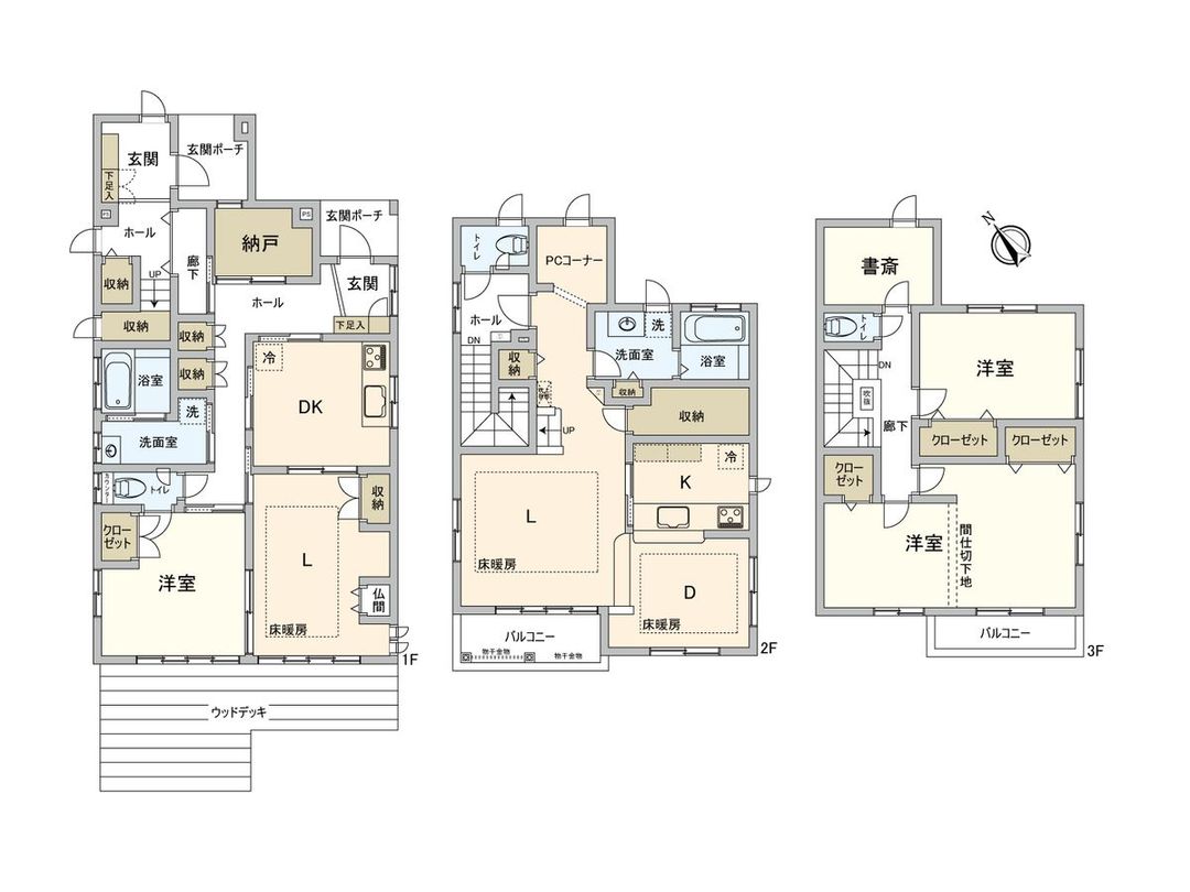 Two-Generation House for Sale in Itabashi, Tokyo - 3SLDK - Thumbnail 3