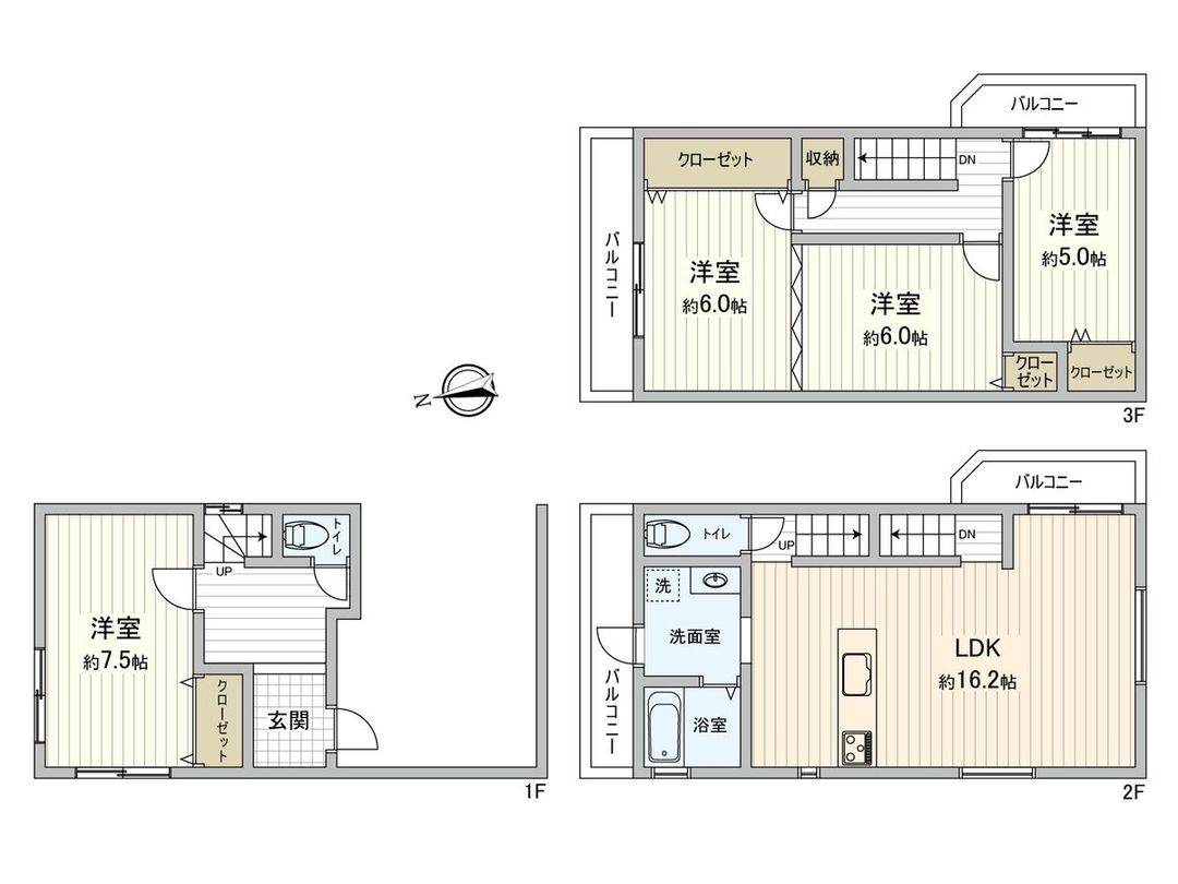 4LDK Detached House in Tsurumi Ward, Osaka - 95.73 sqm - Thumbnail 3