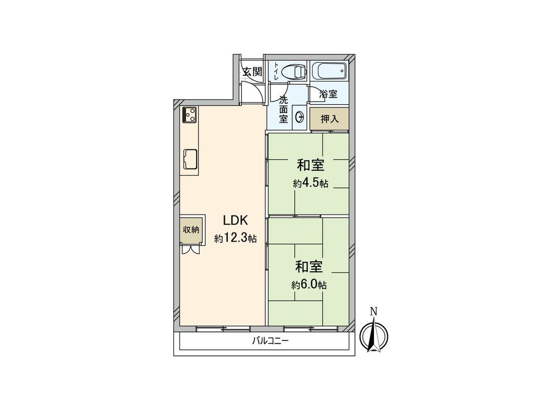 2LDK Apartment for Sale in Toyonaka, Osaka - 49.5 sqm - Thumbnail 3