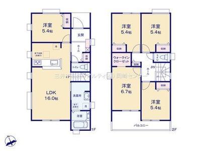 Newly Built 5LDK House in Okazaki, Aichi – 106 sqm — Floorplan, Okazaki, Aichi