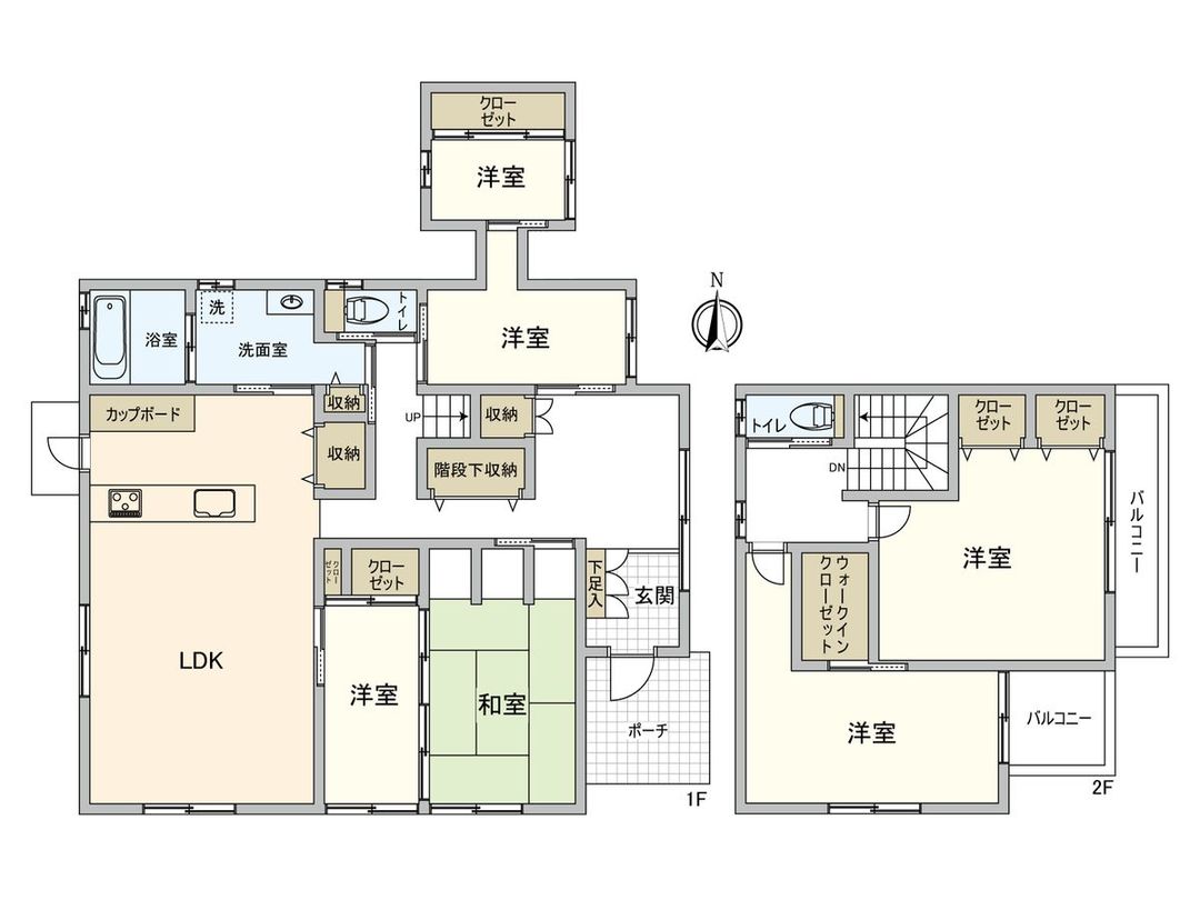 6LDK Detached House in Jironaru, Fukuoka | 125.86㎡ with Solar Power - Thumbnail 3