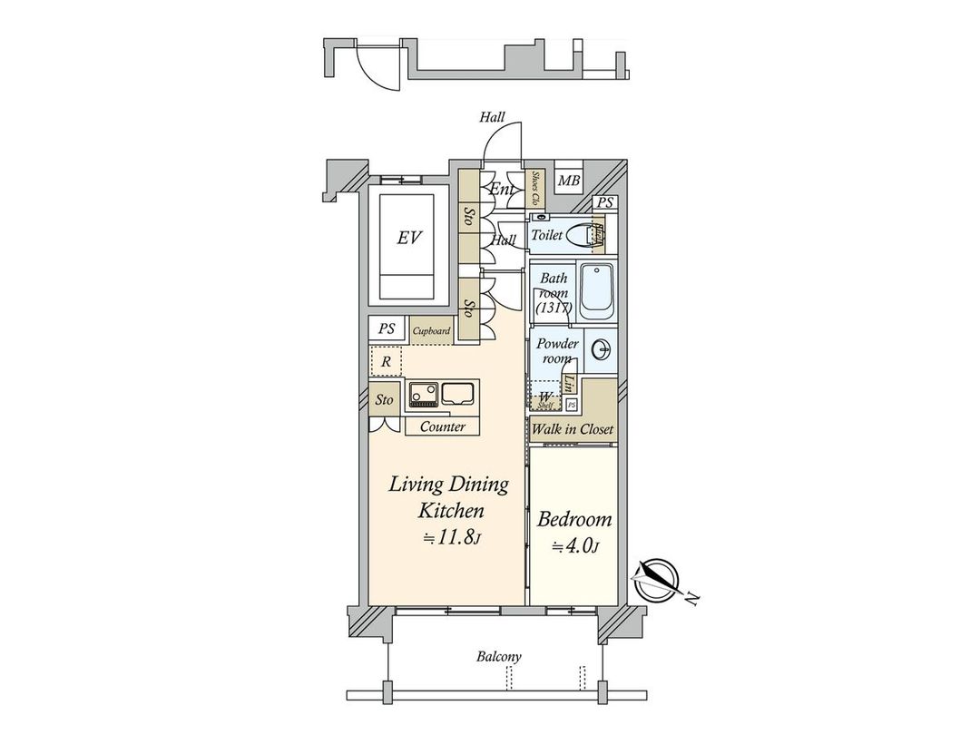 List Residence Sendoike 1LDK Condo in Ota, Tokyo - Thumbnail 3