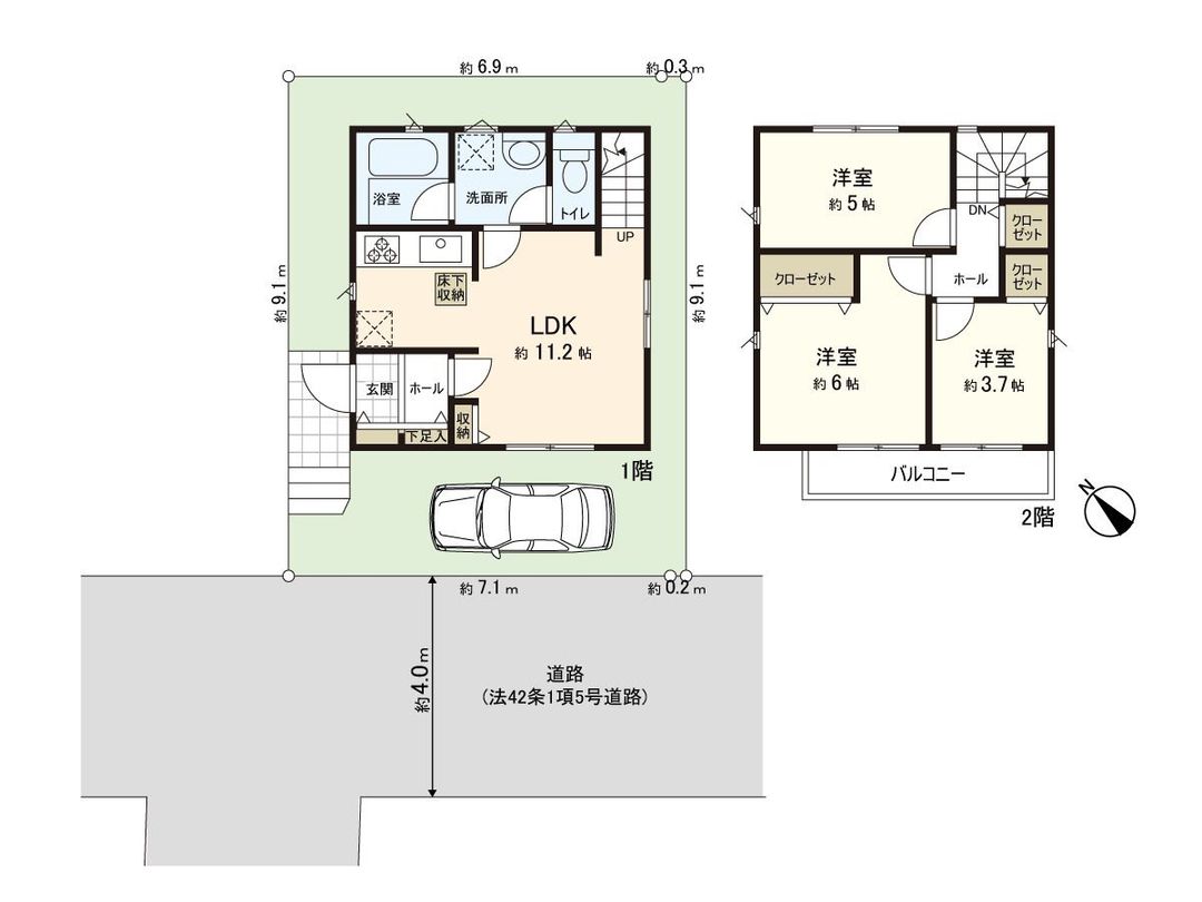New 3LDK House in Niiza, Saitama - Ready Feb 2026 - Thumbnail 3