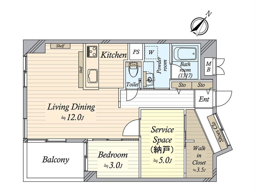 Renovated 1SLDK Apartment in Shinagawa, Tokyo | Near 3 Stations - Thumbnail 3