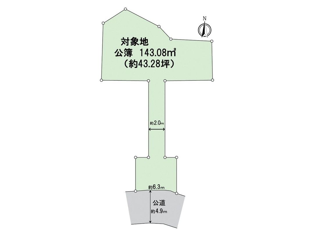143 sqm Building Lot in Chuo-ku, Fukuoka City - Thumbnail 3