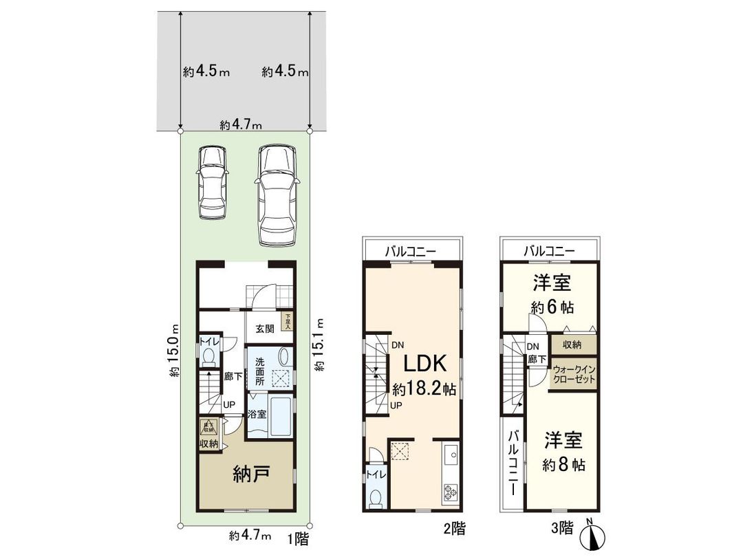 New House for Sale in Higashiosaka, Osaka - 2SLDK, 95.58㎡ - Thumbnail 3