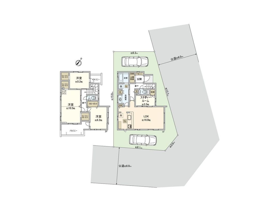 New 3LDK House in Minuma-ku, Saitama City - Thumbnail 3