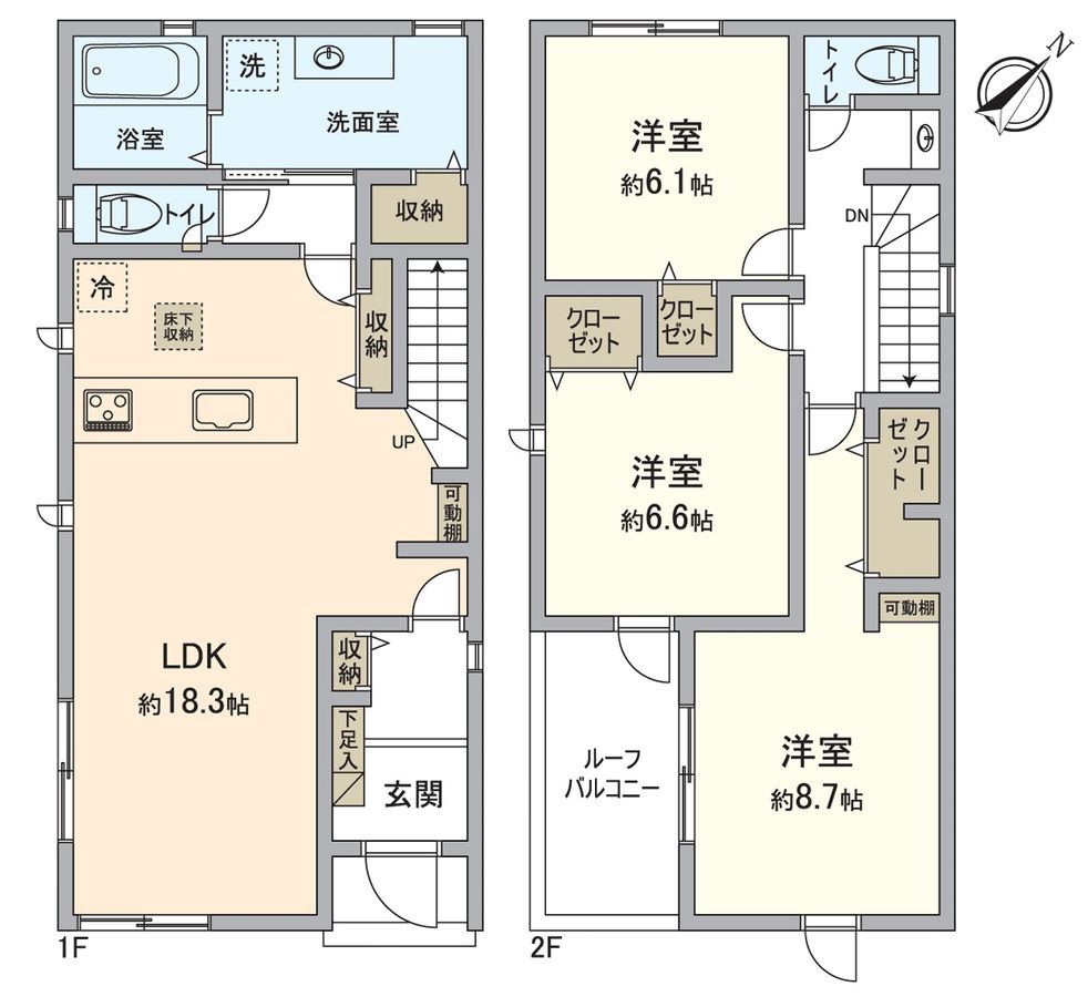 New Build 3LDK House in Takahama, Aichi Prefecture - Thumbnail 3