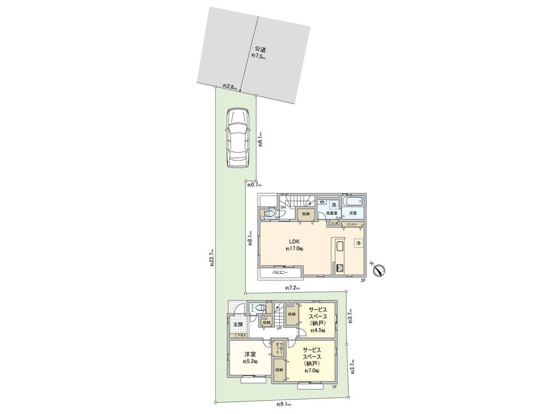 New 1LDK House for Sale in Asaka, Saitama - 85.39m2 - Thumbnail 2