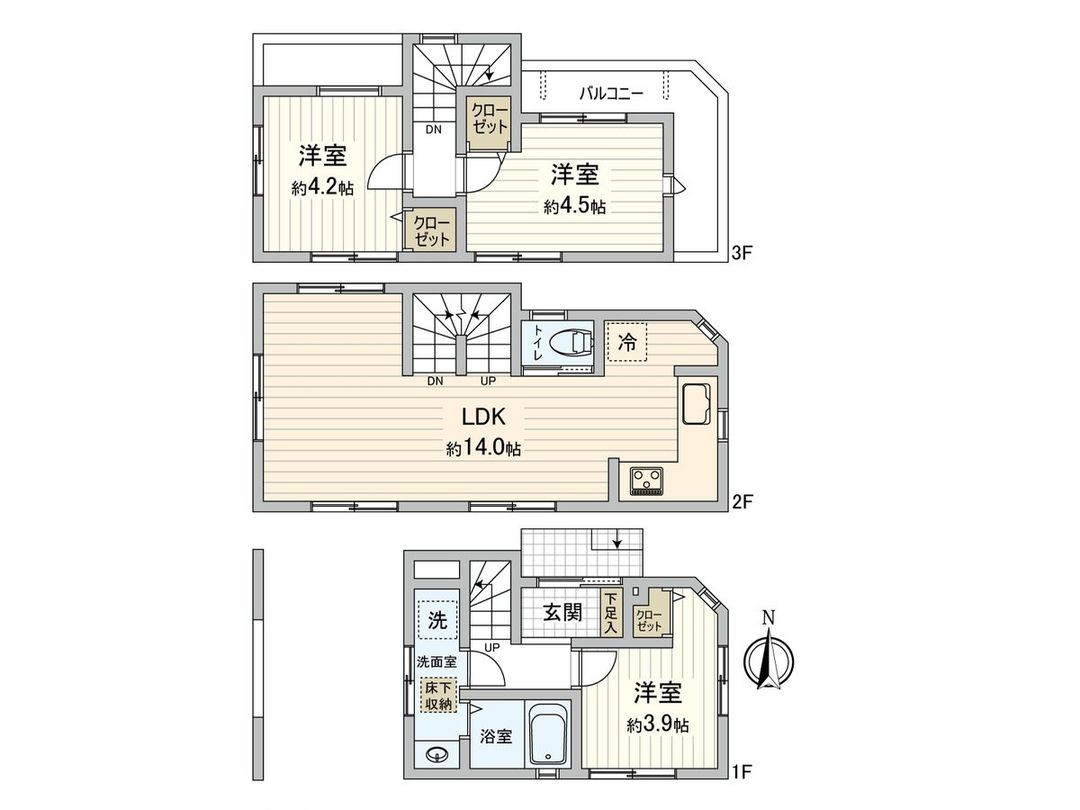 New 3LDK House in Suginami, Tokyo - August 2026 Completion - Thumbnail 3