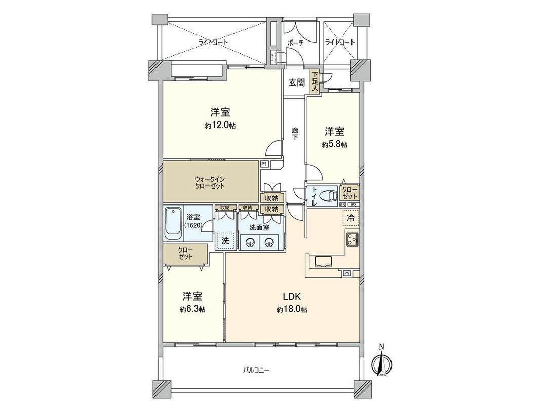 3LDK Apartment for Sale in Fujisawa, Kanagawa - 100 sqm - Thumbnail 3