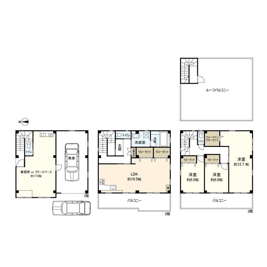 3SLDK Used House for Sale in Moriguchi City, Osaka - Thumbnail 3