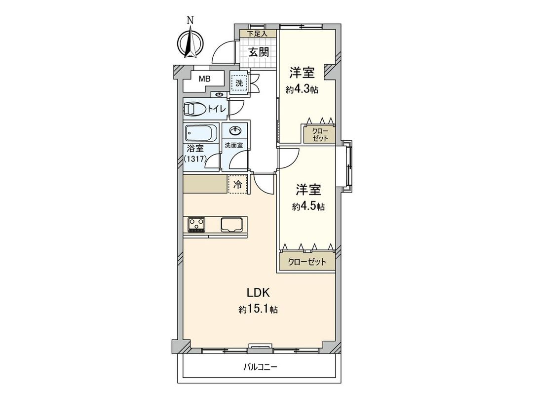 Renovated 2LDK Apartment Near Myorenji Station, Yokohama - Thumbnail 2
