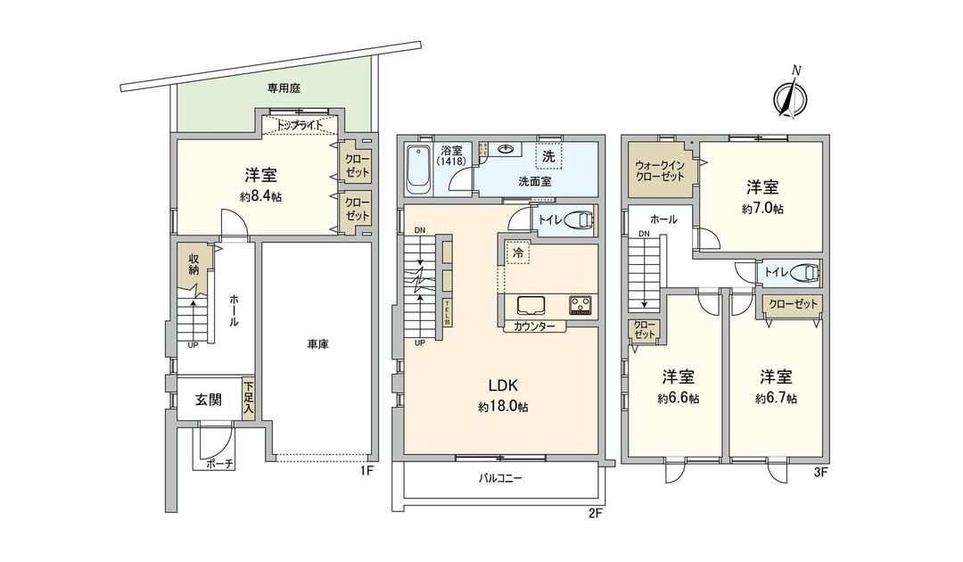 4LDK Townhouse for Sale in Meihama, Fukuoka City - Thumbnail 3