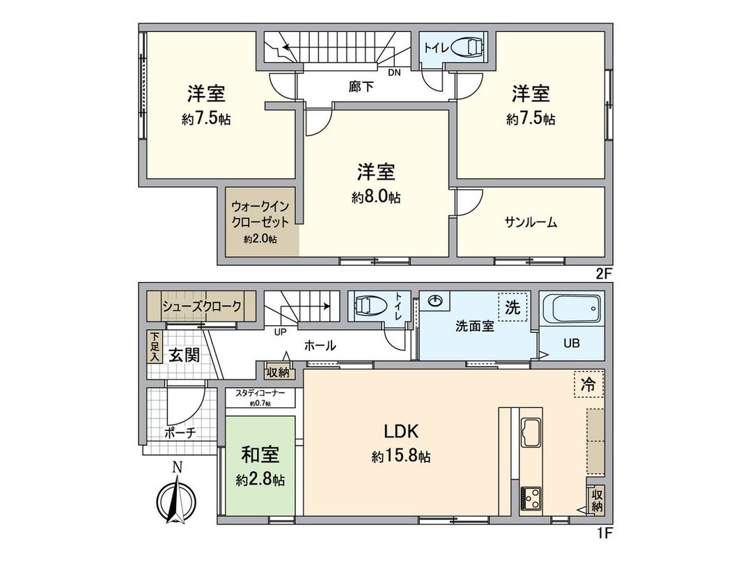 New 3LDK House for Sale in Kita Ward, Okayama City - Thumbnail 3