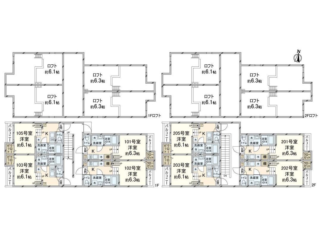 HR West Mikuni 8-Unit Investment Apartment for Sale in Osaka - Thumbnail 3