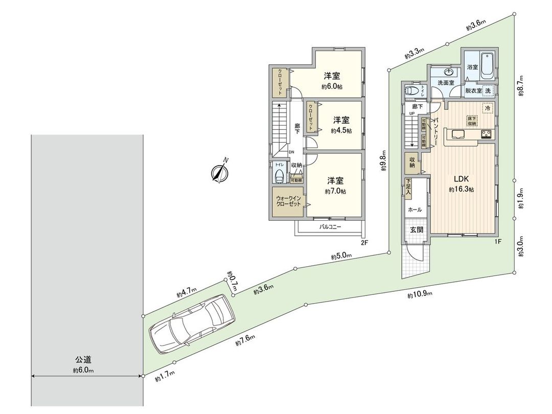 New 3LDK House in Fujisawa, Kanagawa - Walk to Zenyō Station - Thumbnail 3