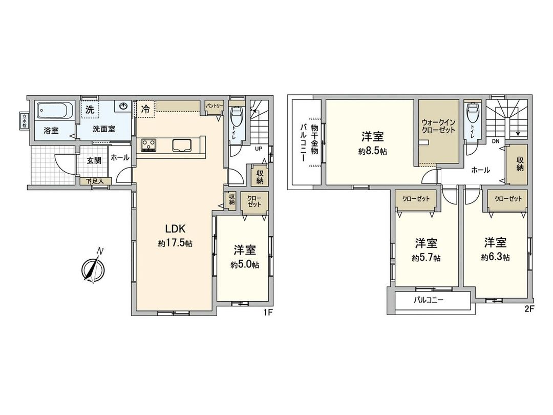New 4LDK House in Kasuya, Fukuoka - 2026 Completion - Thumbnail 3