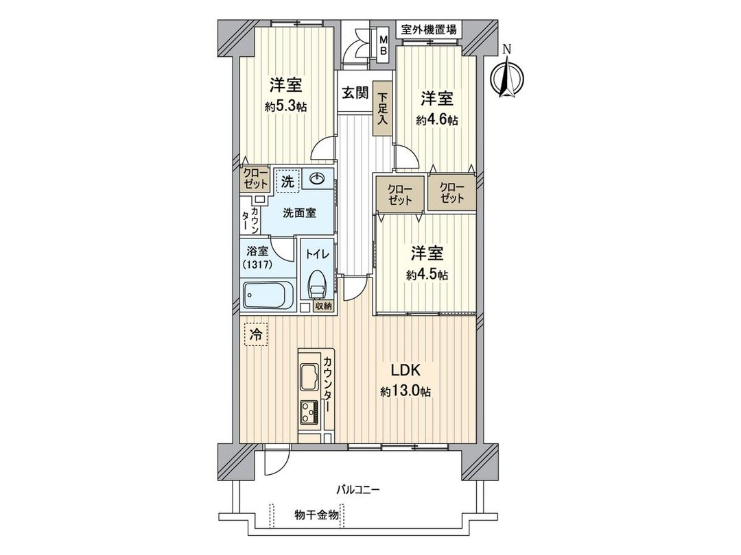 3LDK Apartment for Sale in Nishinakajima, Osaka - Thumbnail 3