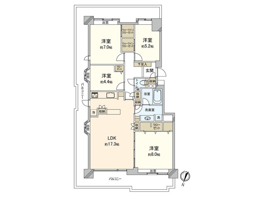 4LDK Apartment in Park City Honmoku, Yokohama | Renovated 2025 - Thumbnail 3