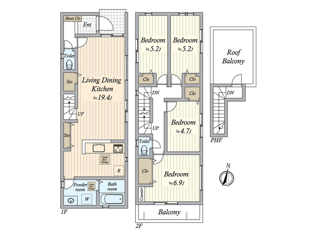 New 4LDK House in Nagoya Nishi Ward near Jōshin Station - Thumbnail 3