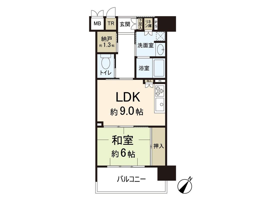 1SLDK Apartment for Sale Near Sesshishi Station, Osaka - Thumbnail 3