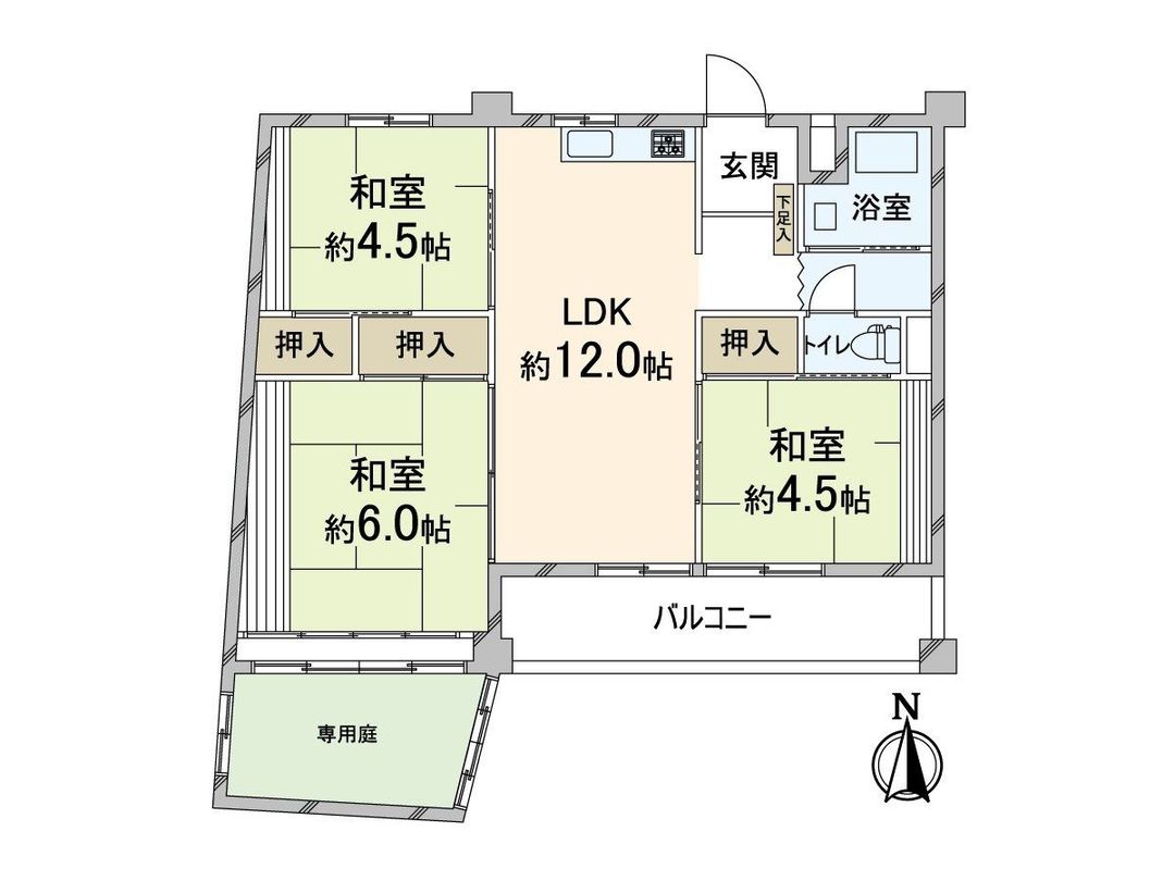 Minoh Manshon Plaza 3LDK Apartment for Sale Near Minoh Station - Thumbnail 2