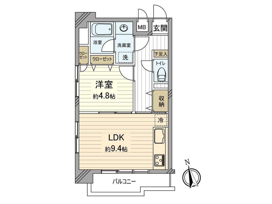 1LDK Apartment for Sale in Nakahara Ward, Kawasaki - Thumbnail 3