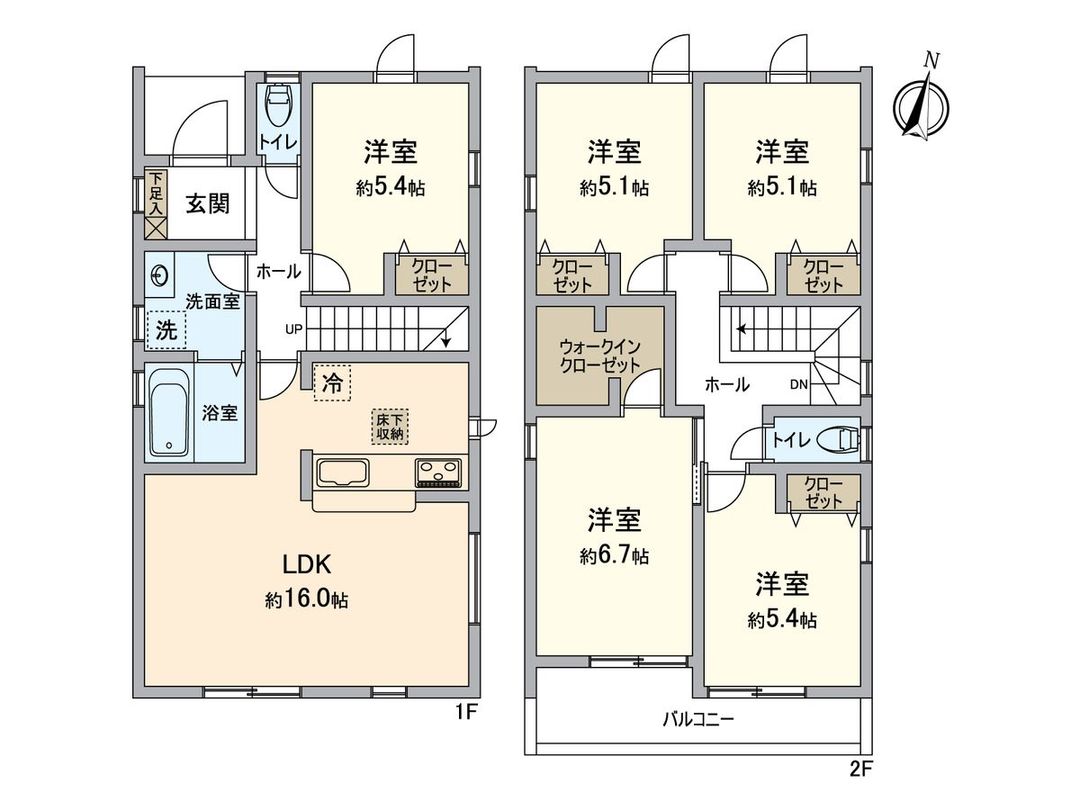 New 5LDK House in Kasugai, Aichi - Supermarket 5 min walk - Thumbnail 3
