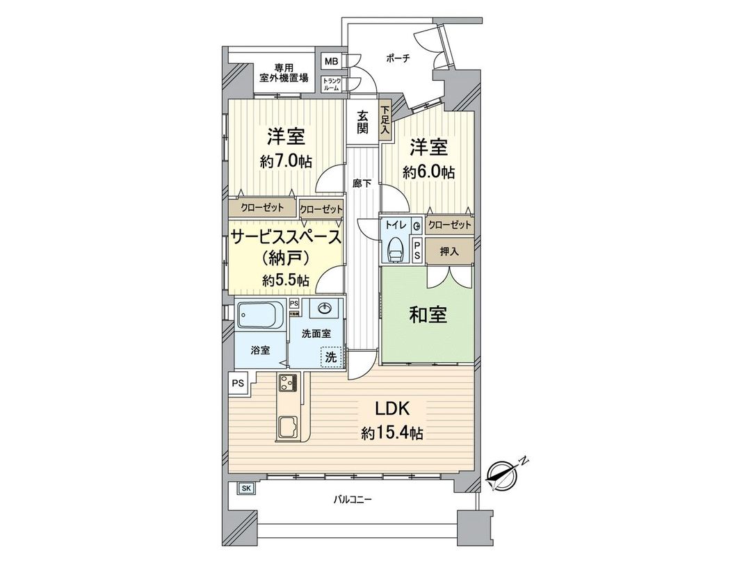 King Mansion Osaka Bay 3SLDK Pet-Friendly Condo Near Universal Studios - Thumbnail 3