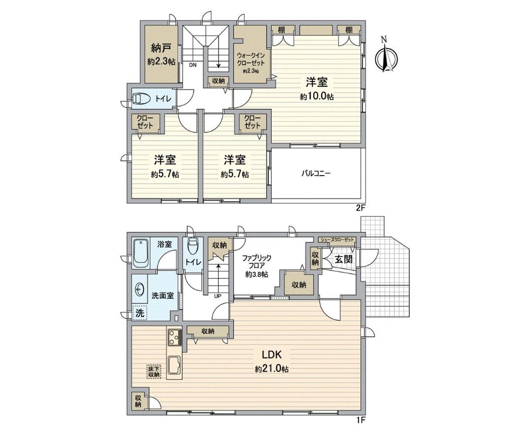 2019-Built 3SLDK House near Inzai-Makuhara Station, Chiba - Thumbnail 2