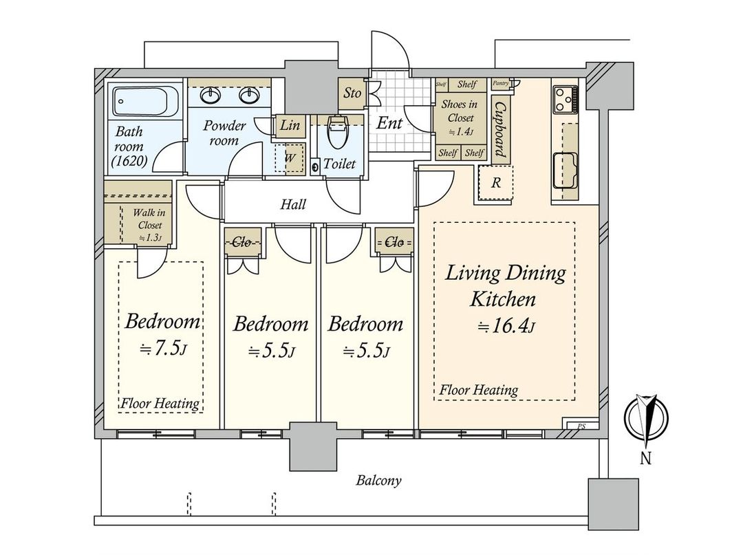 Park City Nakano The Tower Breeze 3LDK New Build Apartment - Thumbnail 2