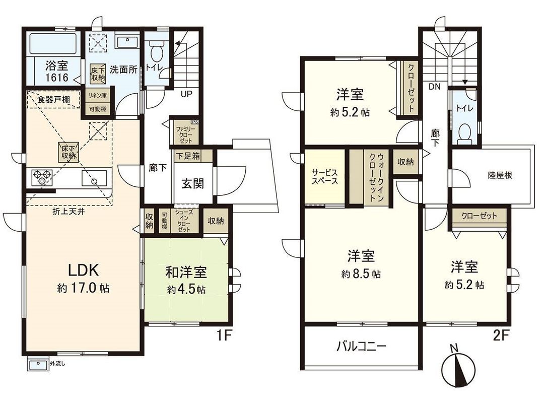 Newly Built 4LDK House in Matsubayashi, Sendai - 110.12 sqm - Thumbnail 3