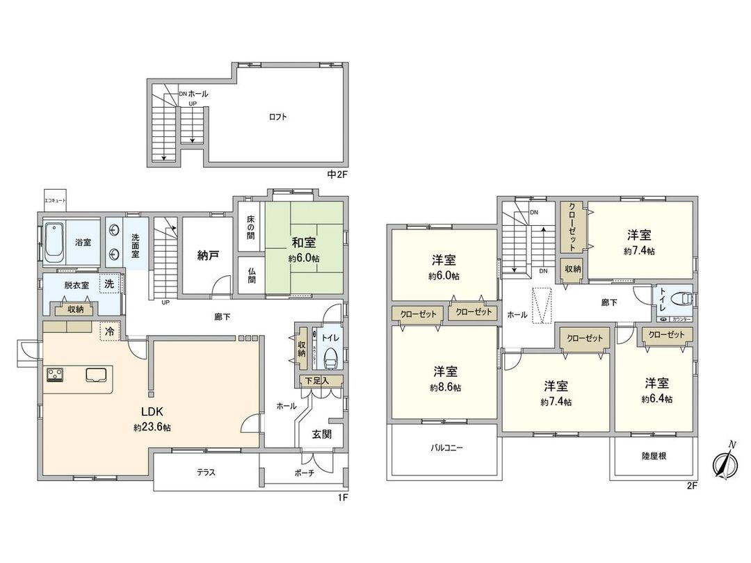Spacious 6SLDK Detached House in Fukuoka's Nishi Ward - Thumbnail 3
