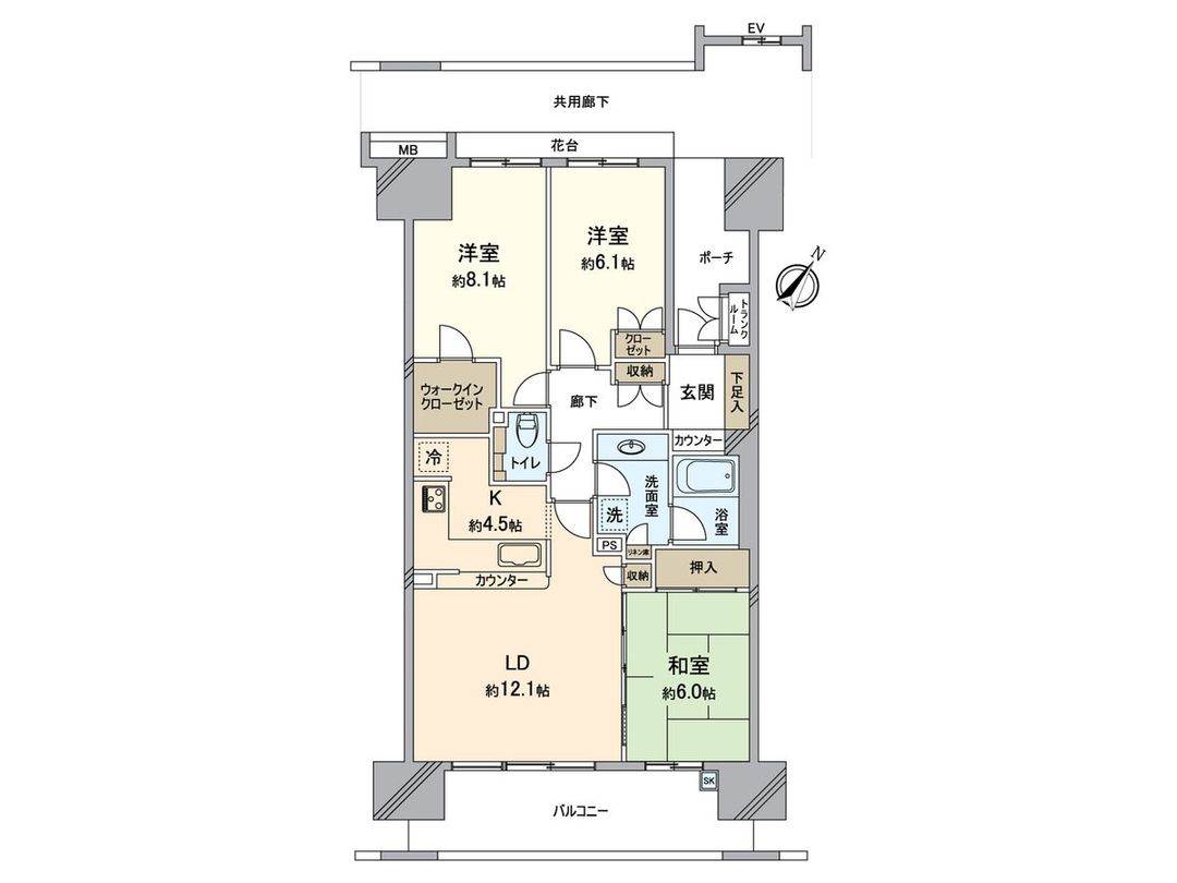 Garden Associate I 3LDK Apartment for Sale in Yokohama - Thumbnail 3