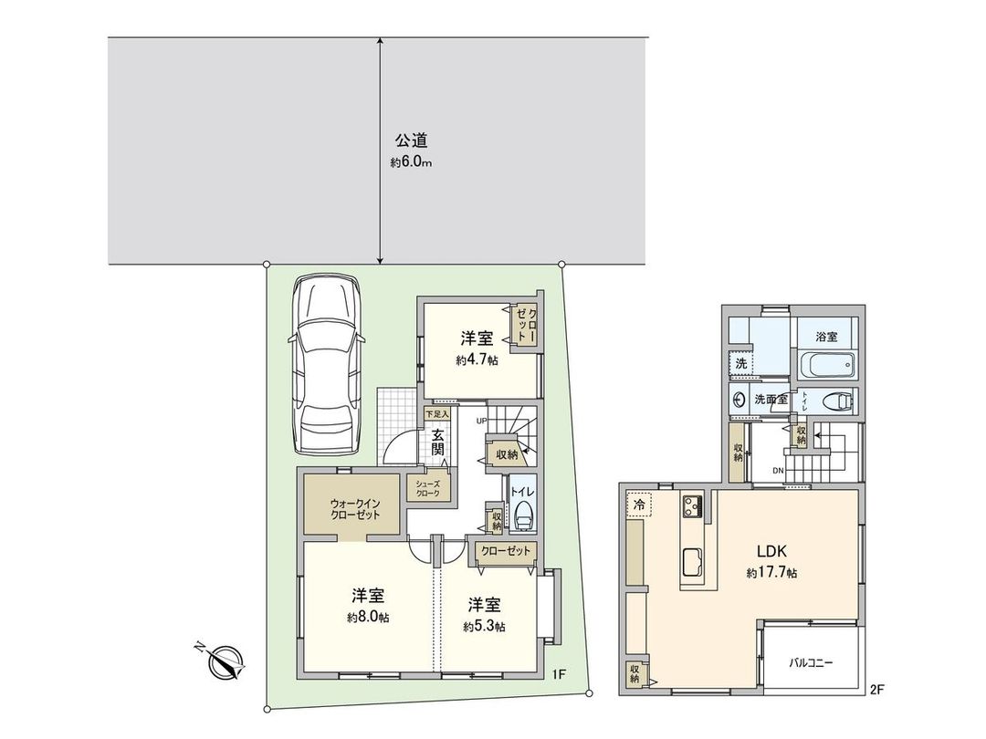 New 2LDK House in Fujimino, Saitama - 8 Min Walk to Kamifukuoka Station - Thumbnail 2