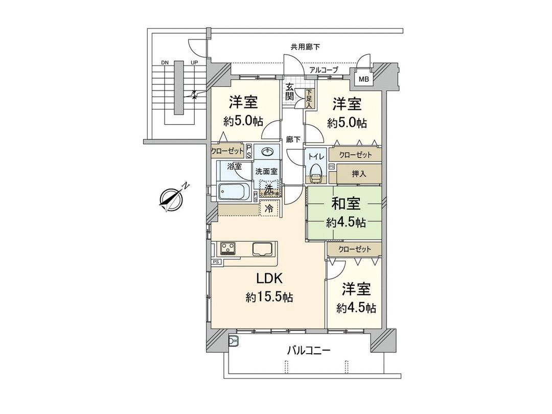 75 sqm 4LDK Apartment for Sale in Hakata-ku, Fukuoka - Thumbnail 3