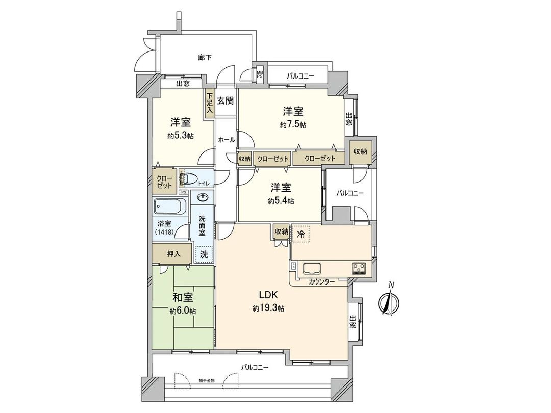 4LDK Apartment for Sale in Nishi-ku, Fukuoka City - Thumbnail 3