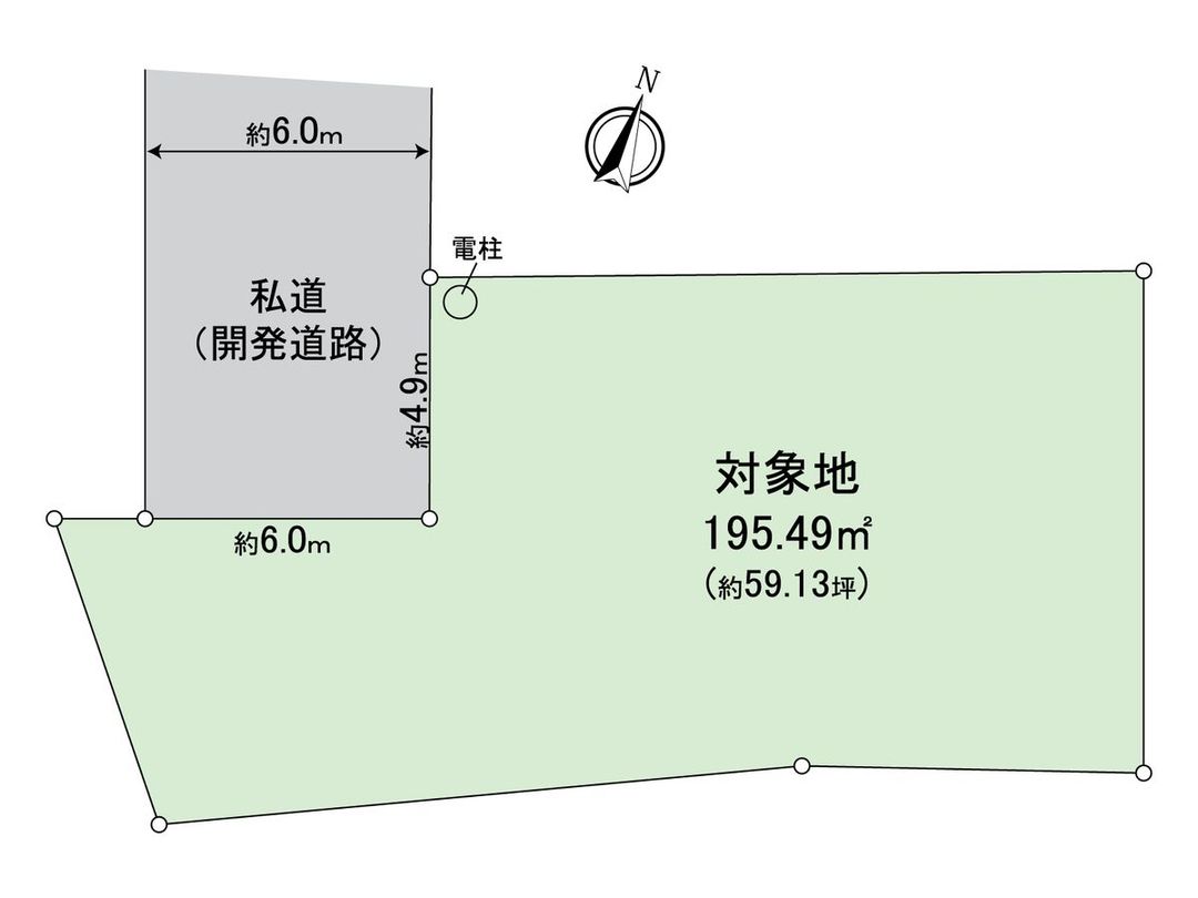 Land for Sale in Tamashima Nagao, Kurashiki City - 195.49 sqm - Thumbnail 3