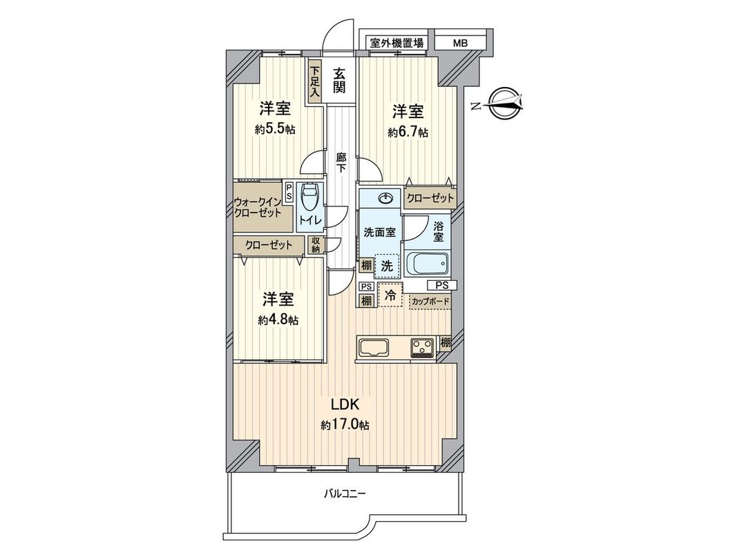 Forest Hills Konandai 3LDK Apartment for Sale in Yokohama - Thumbnail 3