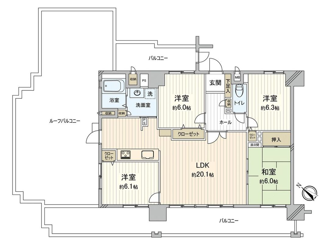 4LDK Apartment for Sale in Onojo City, Fukuoka - Thumbnail 3