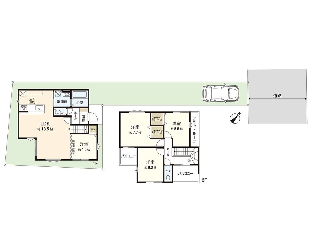 New 3LDK House in Niiza City, Saitama - 99.37 sqm - Thumbnail 2