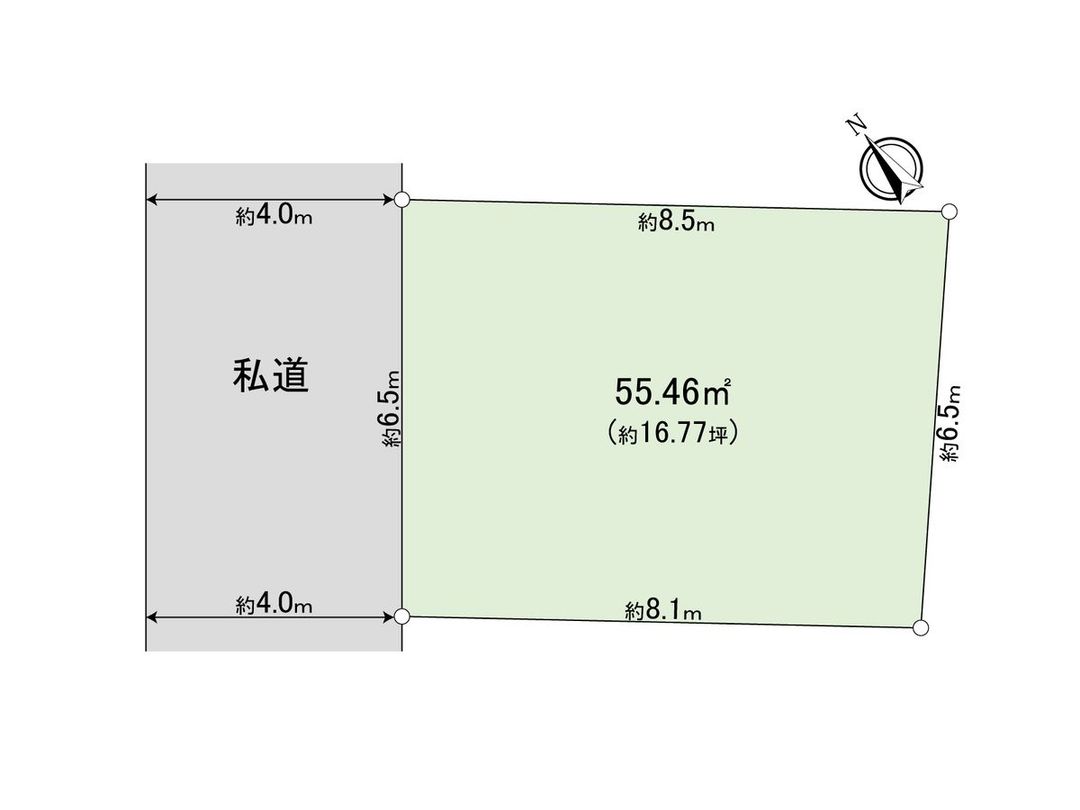Land for Sale in Higashi-Magome, Ota Ward, Tokyo - 55.46 sqm - Thumbnail 3