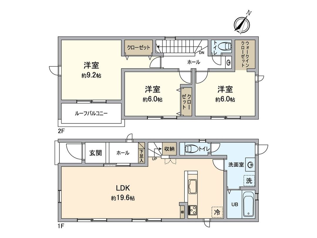 New 3LDK House in Kasugai, Aichi - Long-Term Excellent Housing - Thumbnail 3