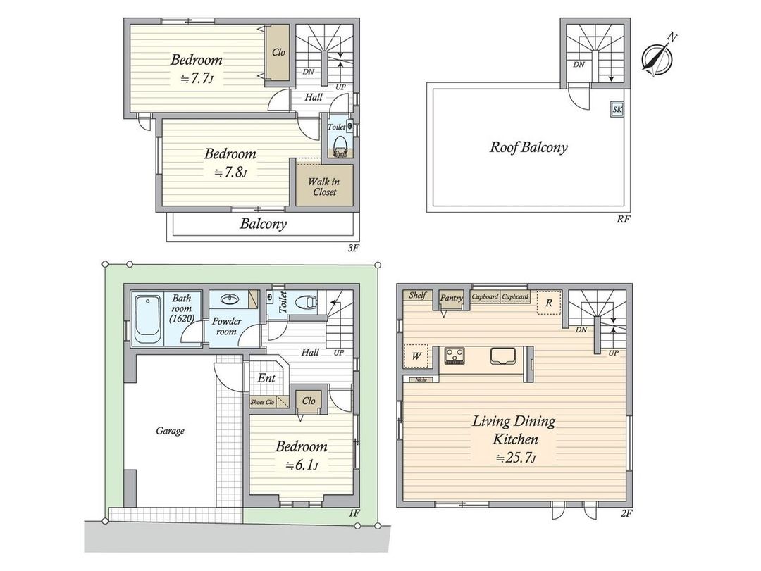 New 3LDK House in Bunkyo, Tokyo - Completion 2026 - Thumbnail 3